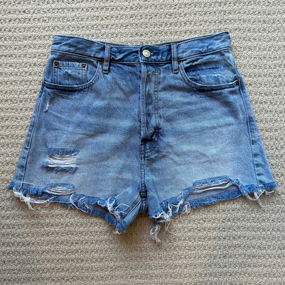 PacSun Pants - Pacsun Ultra High Rise Distressed Jean Shorts